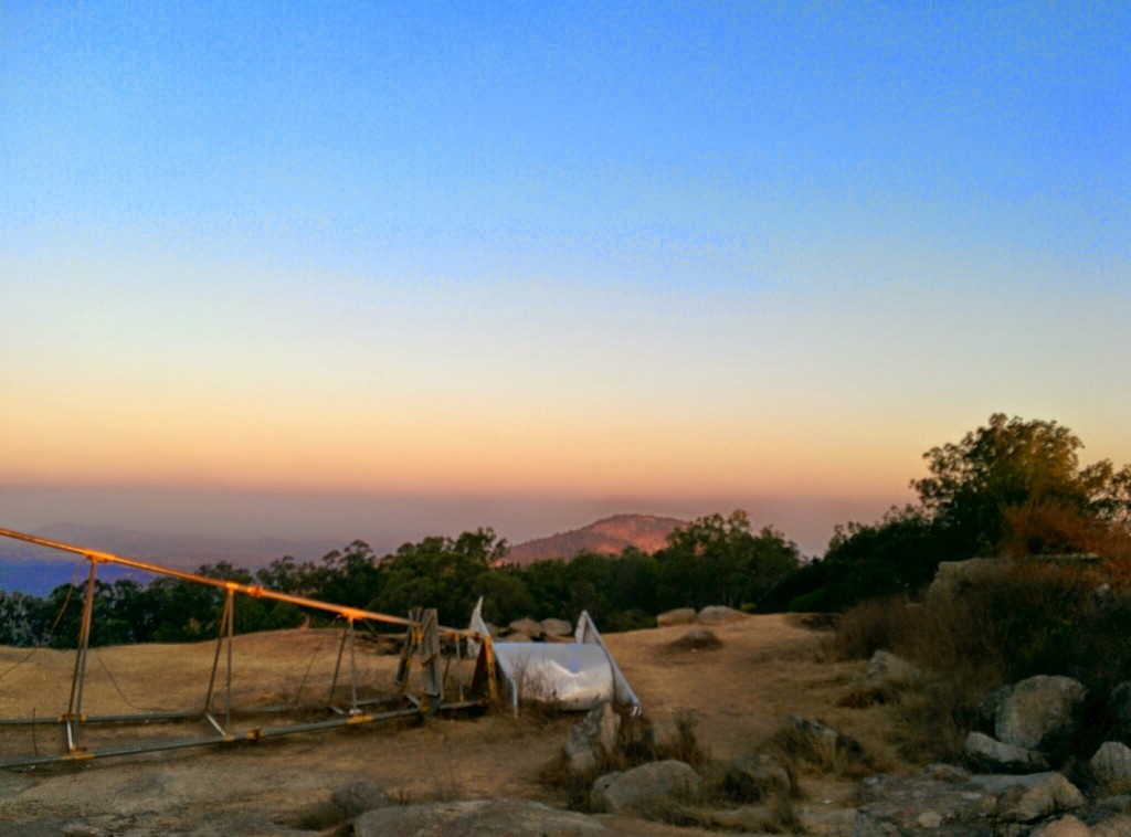 Landscape to the north